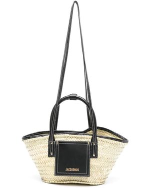 Jacquemus Borsa A Secchiello Le Petit Panier Soli - Neutro