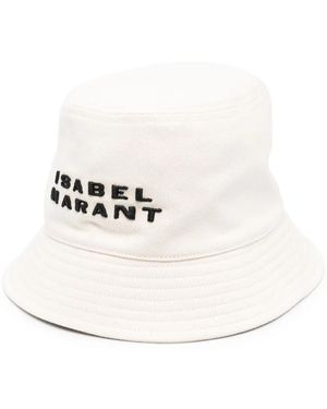 Isabel Marant Haley Bucket Hat - White