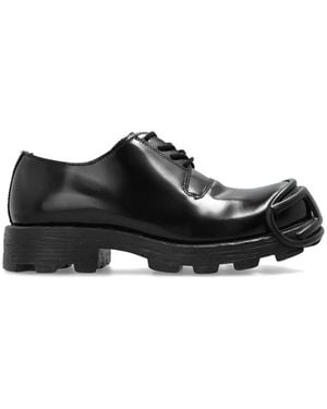 DIESEL Scarpe Derby Stringate D-Hammer - Nero