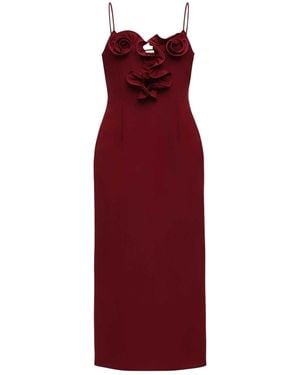 Magda Butrym Bordeaux Midi Beach Dress - Red