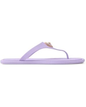 Versace Alia Rubber Flat Sandals - Multicolour