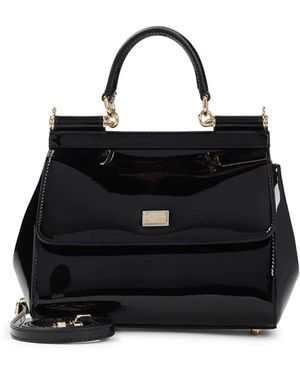 Dolce & Gabbana Sicily Medium Handbag - Black