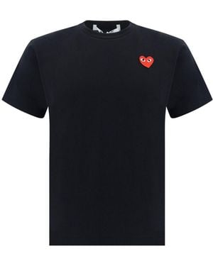 COMME DES GARÇONS PLAY T-Shirts And Polos - Black