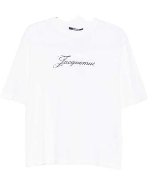 Jacquemus Logo T-Shirt - White