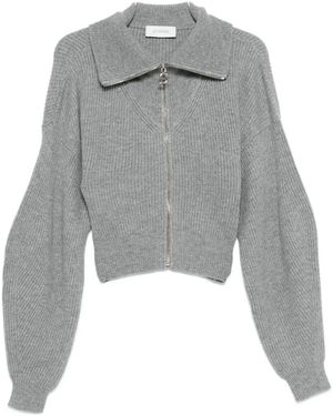 Sportmax Calipso Wool Blend Cardigan - Grey