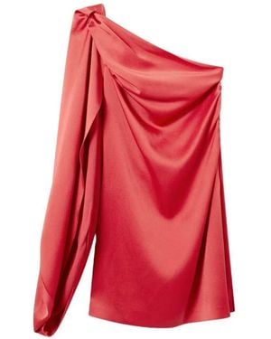 Stella McCartney One-Shoulder Dress - Red