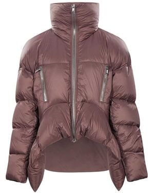 Rick Owens Draculimo Padded Down Jacket - Brown