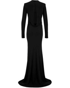 Tom Ford Cut-Out Jersey Crêpe Evening Dress - Black