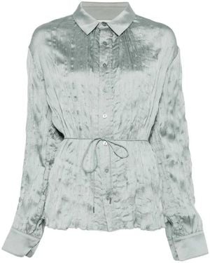 STAUD Button-Down Shirt - Blue