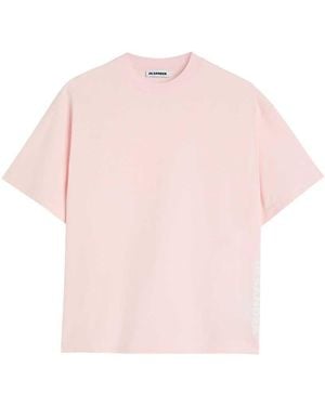 Jil Sander T-Shirt Di Cotone - Rosa