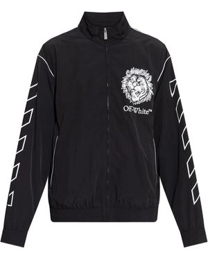 Off-White c/o Virgil Abloh Graphic Print Jacket - Black