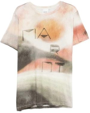 Isabel Marant Graphic T-Shirt - Grey
