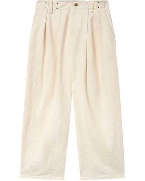 Isabel Marant Isabel X Ireme Straight-Leg Trousers - Natural