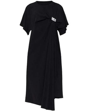 MM6 by Maison Margiela Dress With Appliqué - Black