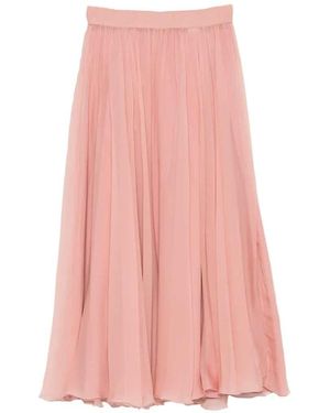 Dolce & Gabbana Dolce & Gabbana Pleated Midi Skirt - Pink