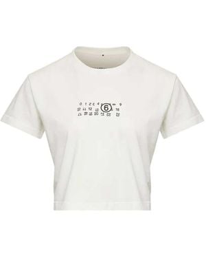 MM6 by Maison Margiela Printed T-Shirt - White