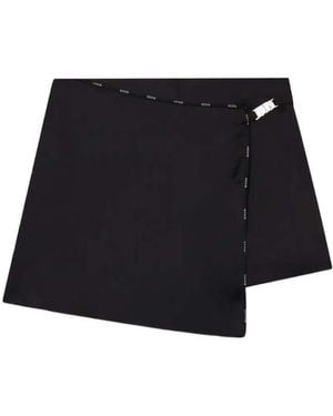 Gcds Minigonna Con Logo - Black