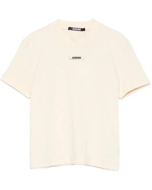 Jacquemus Le T-Shirt Gros Grain - Natural