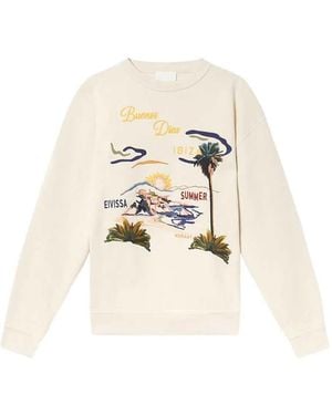 Isabel Marant Mikoy Sweatshirt With Embroidery - White