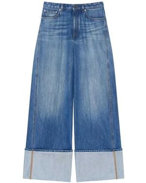 Givenchy Jeans Con Risvolto - Blu