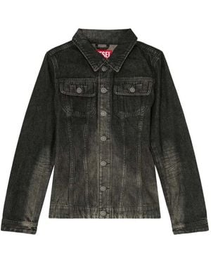 DIESEL Long-Sleeved Jacket - Black