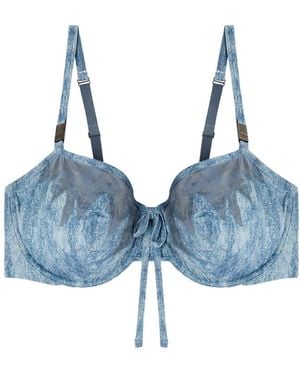 Diesel X Fenty By Rihanna C-Balconette-Lace-Bra - Blu