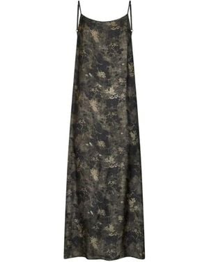 Uma Wang Anaya Printed Midi Dress - White