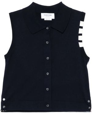 Thom Browne 4Bar Cotton Top - Blue