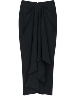 Givenchy Draped Skirt - Black