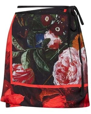 Dries Van Noten Gabrinas 4049 W.W. Skirt Desa - Red