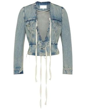 Maison Margiela Denim Cotton Jacket - Blue