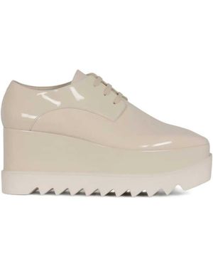 Stella McCartney Oxford Elyse Shiny 80Mm - Natural