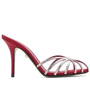 ALEVI Emily Crystal-Embellished Sandals - Pink