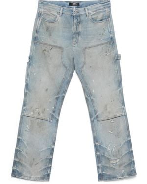 Amiri Jeans With A Distressed Effect - Blue