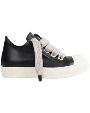 Rick Owens Jumbolace Low Sneaks - Bianco