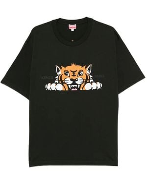 KENZO Tiger Graphic T-Shirt - Black
