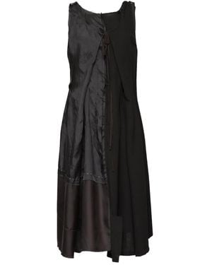Maison Margiela Virgin Wool Midi Dress - Black