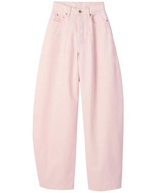 Jacquemus De-Nîmes Ovalo Denim Trousers - Pink