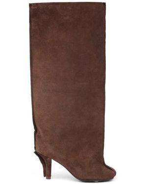 MM6 by Maison Margiela Anatomic Boots - Brown