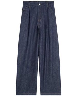 Dries Van Noten Pleated Jeans - Blue