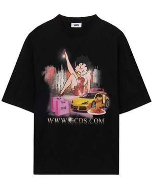 Gcds T-Shirt Dsquared2 X Betty Boop - Black