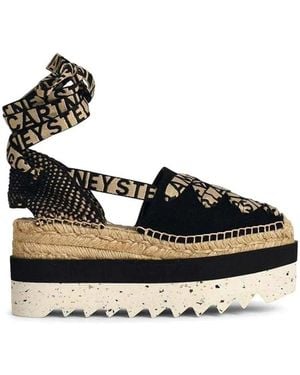 Stella McCartney Gaia Platform Espadrilles - Black