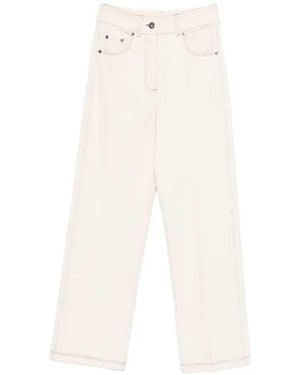 Max Mara Straight Jeans - White