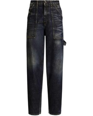 Dolce & Gabbana Dolce & Gabbana Jeans With Logo Plaque - Black