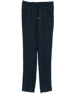 Kiton Drawstring Waist Trousers - Blue
