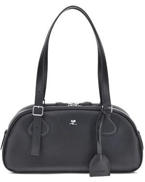 Courreges Medium Friday Tote Bag - Black