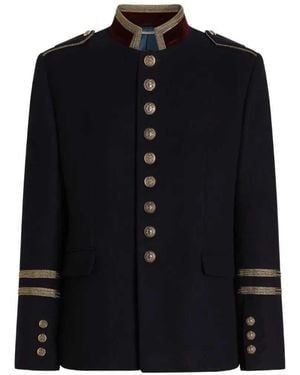Dolce & Gabbana Wool Coat - Black