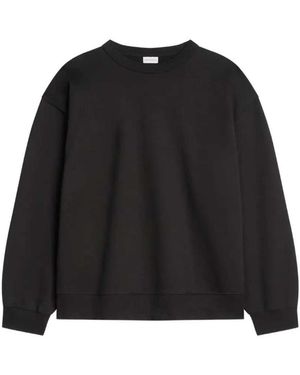 Dries Van Noten Oversized Cotton Sweatshirt - Black