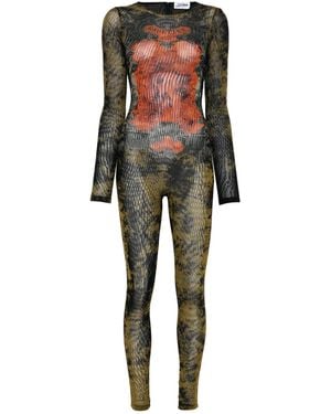 Jean Paul Gaultier Abstract Print Jumpsuit - Multicolor