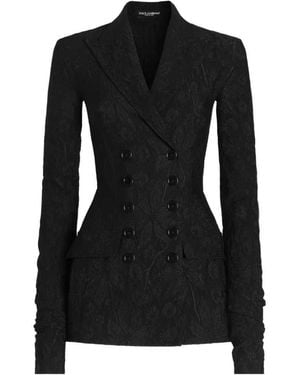 Dolce & Gabbana Brocade Jacket - Black